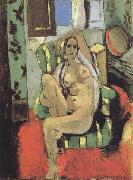 Henri Matisse Odalisque with a Tambourine (mk35) oil painting